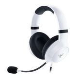 Razer Kaira Wireless Gaming Headset for Xbox, featuring a HyperClear Cardioid Microphone, EQ and Xbox Pairing Button, in White.